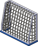 Football Goal Blue